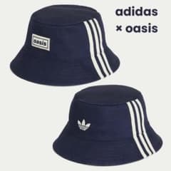 新品】adidas × oasisバケットハット ネイビー L KQ7990 - メルカリ