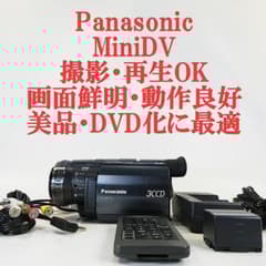 美品・動作良好 パナソニックNV-GS100 MiniDVビデオ DVD化に最適