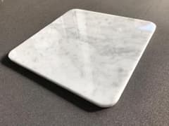 天然白大理石 のし台 300角 R 製菓台・こね台・めん台 ○新品○送料込