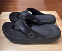 【美品】TENTIAL テンシャル HAITE リカバリーサンダル トング 黒のサムネイル