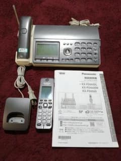 米軍　電話機　ジャンク ジャンク】おたっくす コードレス KX-PD552DL と 子機 - メルカリ