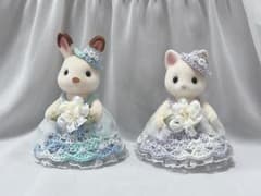 シルバニアファミリー 服 ハンドメイド 女の子 ドレスのサムネイル