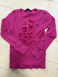 美品⭐︎Ralph Lauren 長袖カットソー フリル120cm グアム購入レアのサムネイル