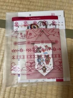 1 クロスステッチキット　フェリシモ　クチュリエ　クマのお正月のサムネイル
