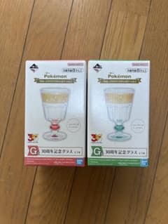 포켓몬 30th ANNIVERSARY vol.1 기념 글라스 2종 세트