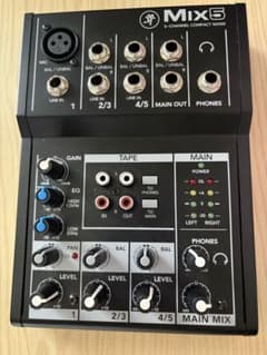 値下げ】MACKIE Mix5 5チャンネルアナログミキサー - メルカリ