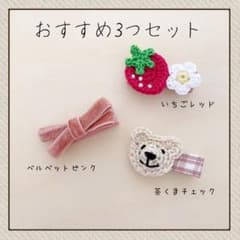 おすすめセットNo.3  ベビー&キッズヘアクリップのサムネイル