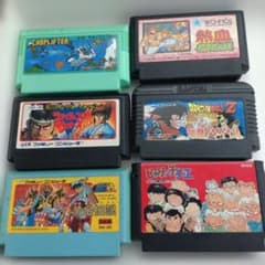 ファミコンソフト 6本セット まとめ売りのサムネイル