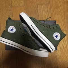値下げ可!コンバース converse  カーキ グリーン オールスターのサムネイル