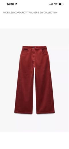 ZARA ワイドレッグパンツのサムネイル