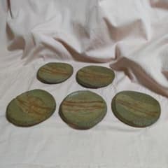 備前焼　松嶋勉　組皿揃　三つ脚 備前焼 松嶋勉 組皿揃 三つ脚 - メルカリ