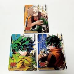 週刊少年ジャンプ 55周年記念コレクションカード ヒロアカ 3枚セット