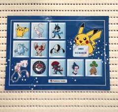 当時物・希少】ポケモンセンター 2005 夏限定 ステッカー シールシート