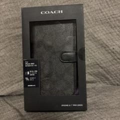 신품 COACH iPhone 15 PRO 수첩형 케이스