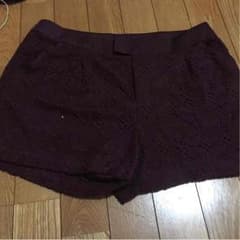 紫 レース ショーパンのサムネイル