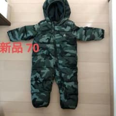 新品 ギャップ 迷彩ダウン カバーオール ジャンプスーツのサムネイル