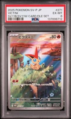 PSA6】ポケモンカード ビクティニ AR仕様 プロモ カードファイルセット
