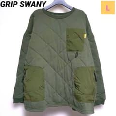 バーゲンGRIP SWANY スウェットトレーナー 中綿 キルティング　L