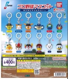 プロ野球マスコット めじるしアクセサリー 3個セットのサムネイル