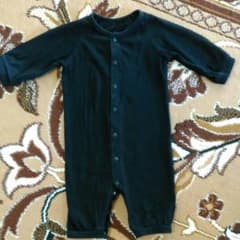 ベビー　ロンパース　サイズ50~70 黒のサムネイル