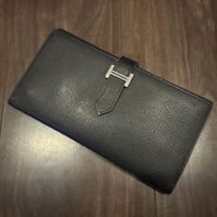 HERMES エルメス 長財布 三つ折り ベアンのサムネイル