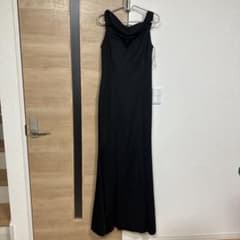 黒キャミソールドレス スリット入りのサムネイル
