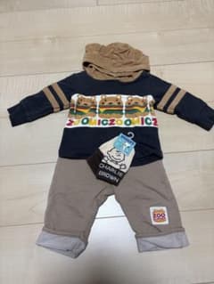 男の子　上下　セット　くま　ZOOMIC 80cmのサムネイル