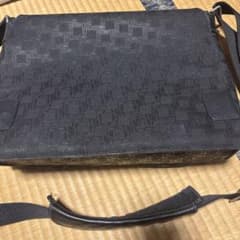 幾何学模様 ショルダーバッグ ブラックのサムネイル