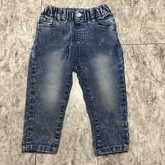 ☆キッズフリンジデニムパンツ/ジーンズ90☆のサムネイル