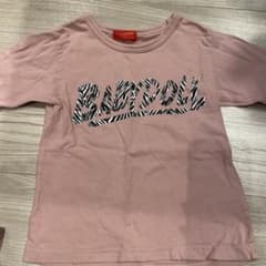BABYDOLL ゼブラ柄 Tシャツ ピンクのサムネイル