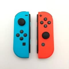美品 ニンテンドー スイッチ Joy-Con ジョイコン 青 赤 #056-1 - メルカリ