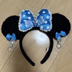東京ディズニーリゾート ミニー カチューシャ ブルー ドットのサムネイル