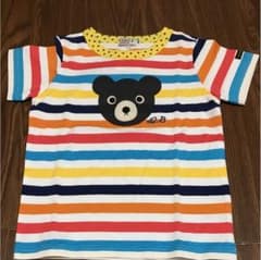 専用ページ☆未使用ミキハウス100センチ☆ダブルビー ボーダーTシャツのサムネイル