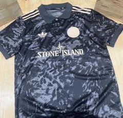 adidas x STONE ISLAND コラボ ポロシャツ ブラック - メルカリ