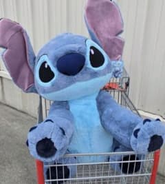 スティッチ コストコ 特大ぬいぐるみ ブランケット付き 限定