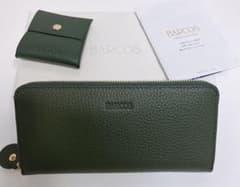 新品　BARCOS グリーン レザー 長財布　3点セットのサムネイル