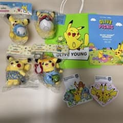 韓国限定 OLIVE YOUNG ピカチュウポケモンオリーブヤング セット