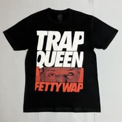 FETTY WAP 「TRAP QUEEN FUTURA」 ラップTシャツ 黒 - メルカリ