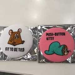 トムとジェリー 刺繍缶バッジのサムネイル