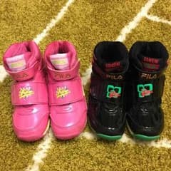 お値下げ☆FILA ダンスシューズ 17cm 2足セットのサムネイル