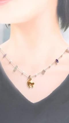 Thumbnail of 癒しと幸運のねこネックレス（ミックス）
