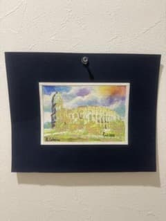 イタリア水彩画 コロッセオ 原画 アートのサムネイル