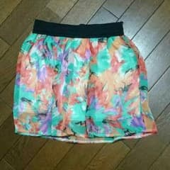 ＊花柄スカート＊春色＊ウエストゴム＊のサムネイル