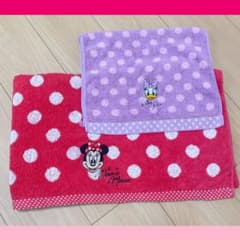 ディズニー　ドット柄　バスタオル&タオルのサムネイル