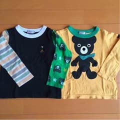 かなこさま専用♡ミキハウス★ダブルB ビーくんロンT2枚セット 100のサムネイル