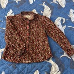 OSHKOSH girl 花柄 コーデュロイシャツ 130のサムネイル