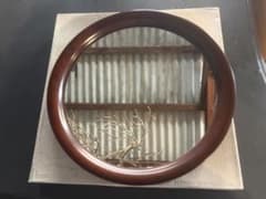 曲木鏡 丸小 美品 柳宗理 グッドデザイン賞 ウォールミラー - メルカリ
