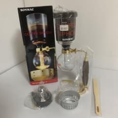 【極美品】BONMAC サイフォン　TCA-2GD-BM アルコールランプ付のサムネイル