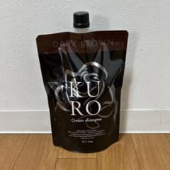 KURO Cream shampoo ダークブラウン 400gのサムネイル