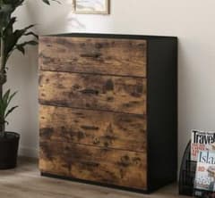 ニトリ チェスト(ステイン 9179 BR) - メルカリ